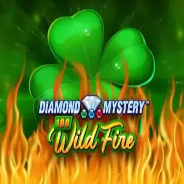 Diamond Mystery 100 Wild Fire slot visual from Greentube available on betrepublics.pl
