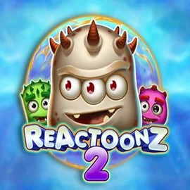 Reactoonz 2 logo – Slots by Play'n GO at Betrepublic Casino