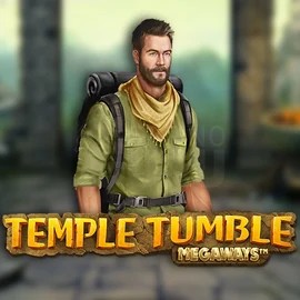 Temple Tumble Megaways slot logo by Relax Gaming at Betrepublic Casino