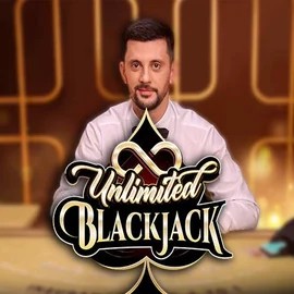 Official Live Casino logo: Unlimited Blackjack by Ezugi at Betrepublic Casino